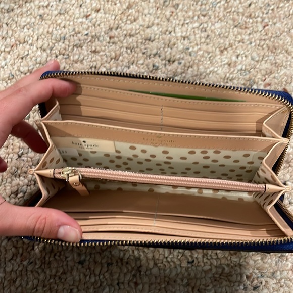 Kate Spade Blue Wallet, new never been used - Picture 2 of 5